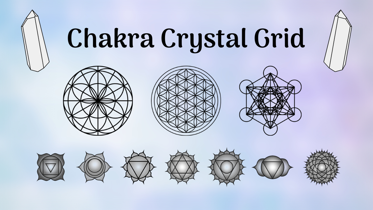 Crystal Grid Layout 1#: Chakra Balancing Seed Of Life Design inside Free Printable Crystal Grid For The Root Chakra