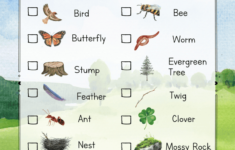 Cute Spring Scavenger Hunt Printable For Kids – The Crazy Outdoor Mama intended for Free Printable Spring Scavenger Hunt