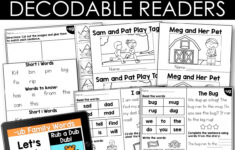 Cvc Words Decodable Readers Kindergarten Small Group Reading Books – Miss  Kindergarten throughout Printable Decodable Readers Free