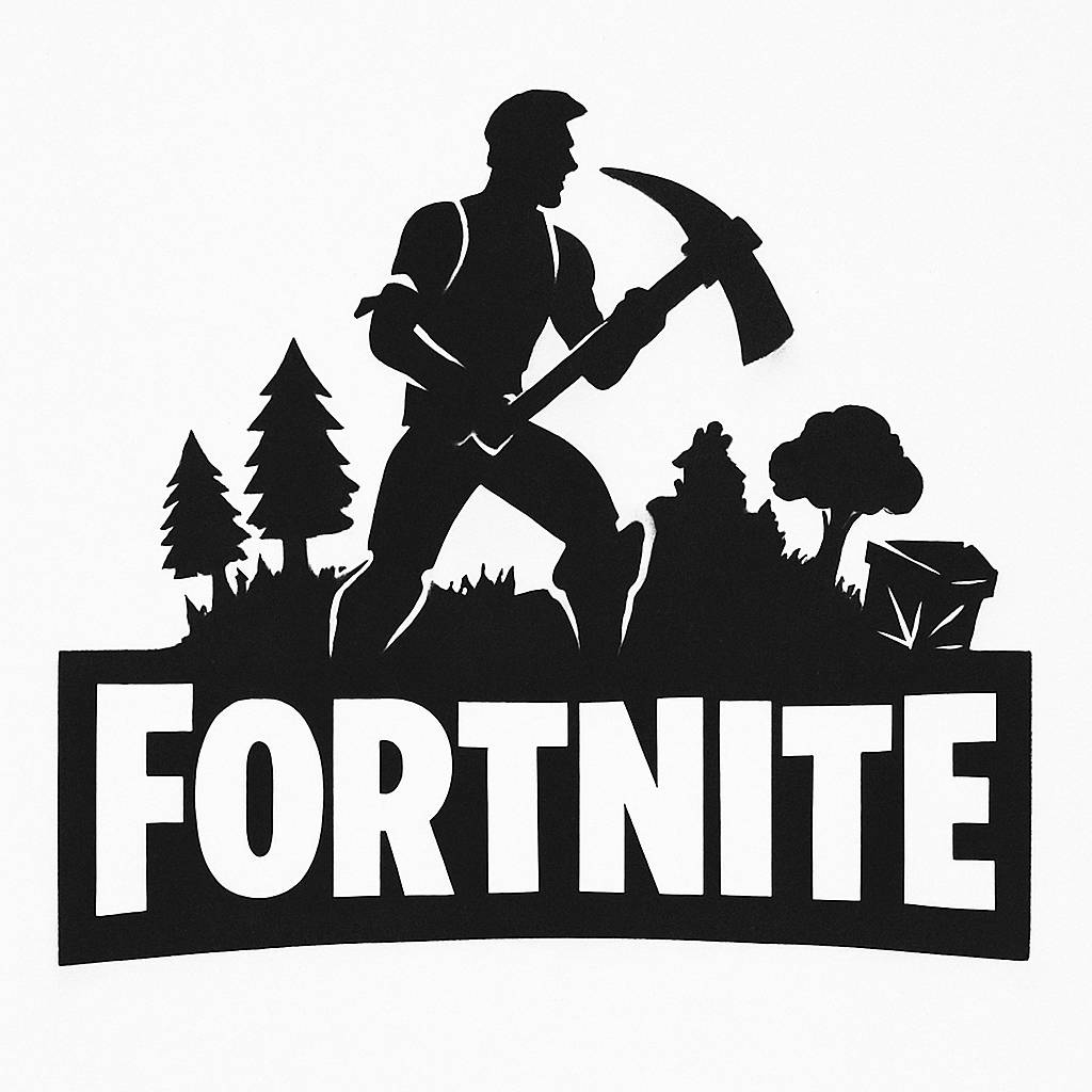 Бесплатная Digital Art Stl Download - Fortnite Wall Stencil - Jakar intended for Free Printable Fortnite Stencil