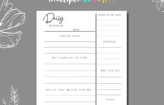Daily Devotional Template Printable | Multicolor Bundle | Pdf 8.5 regarding Free Printable Daily Devotions For Seniors