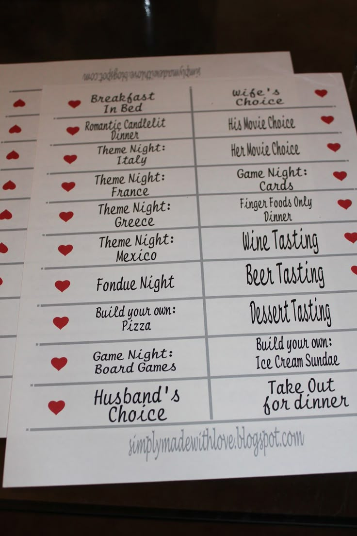 Date Night In- Jar pertaining to Printable Date Night Jar