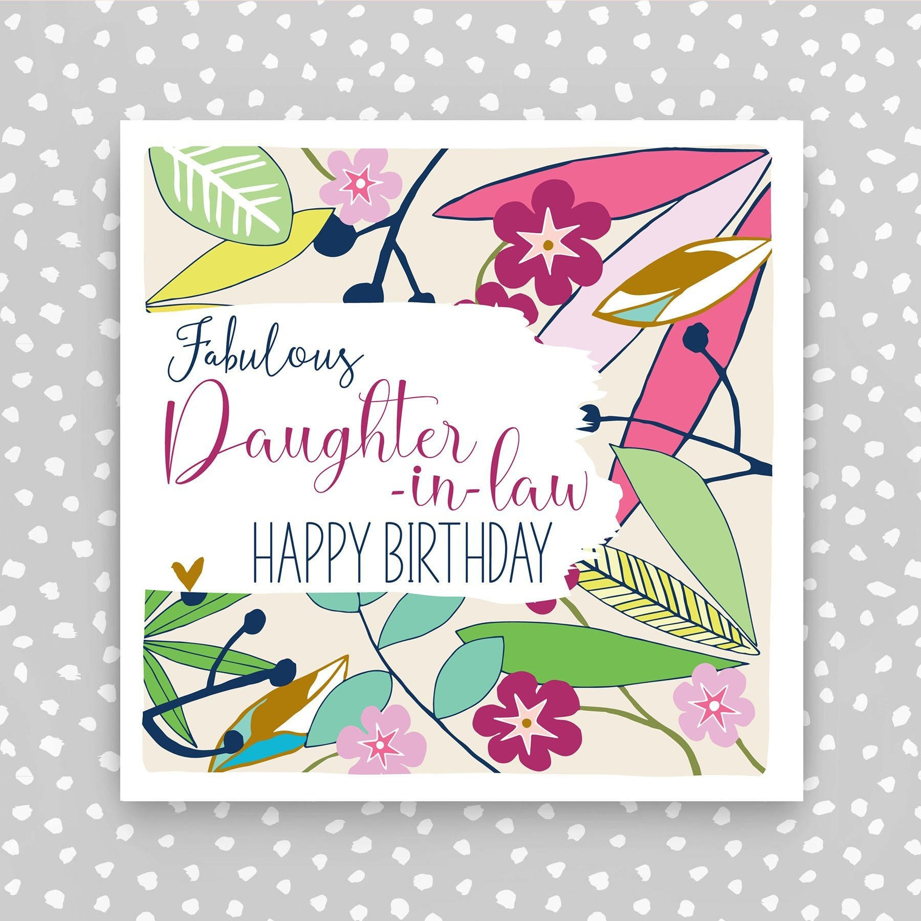 Daughter-In-Law Birthday Card - Etsy Uk with regard to Free Printable Birthday Card For Daughter In Law
