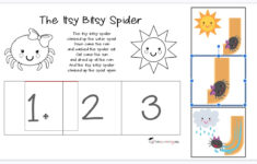 Day 7: Itsy Bitsy Spider Sequencing with Itsy Bitsy Spider Sequencing Free Printable
