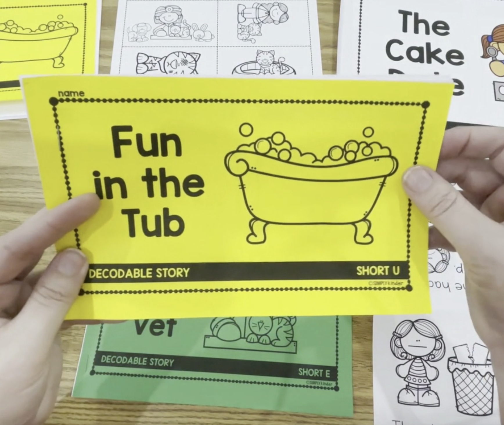 Decodable Readers For Kindergarten - Simply Kinder inside Free Printable Decodable Books For Kindergarten