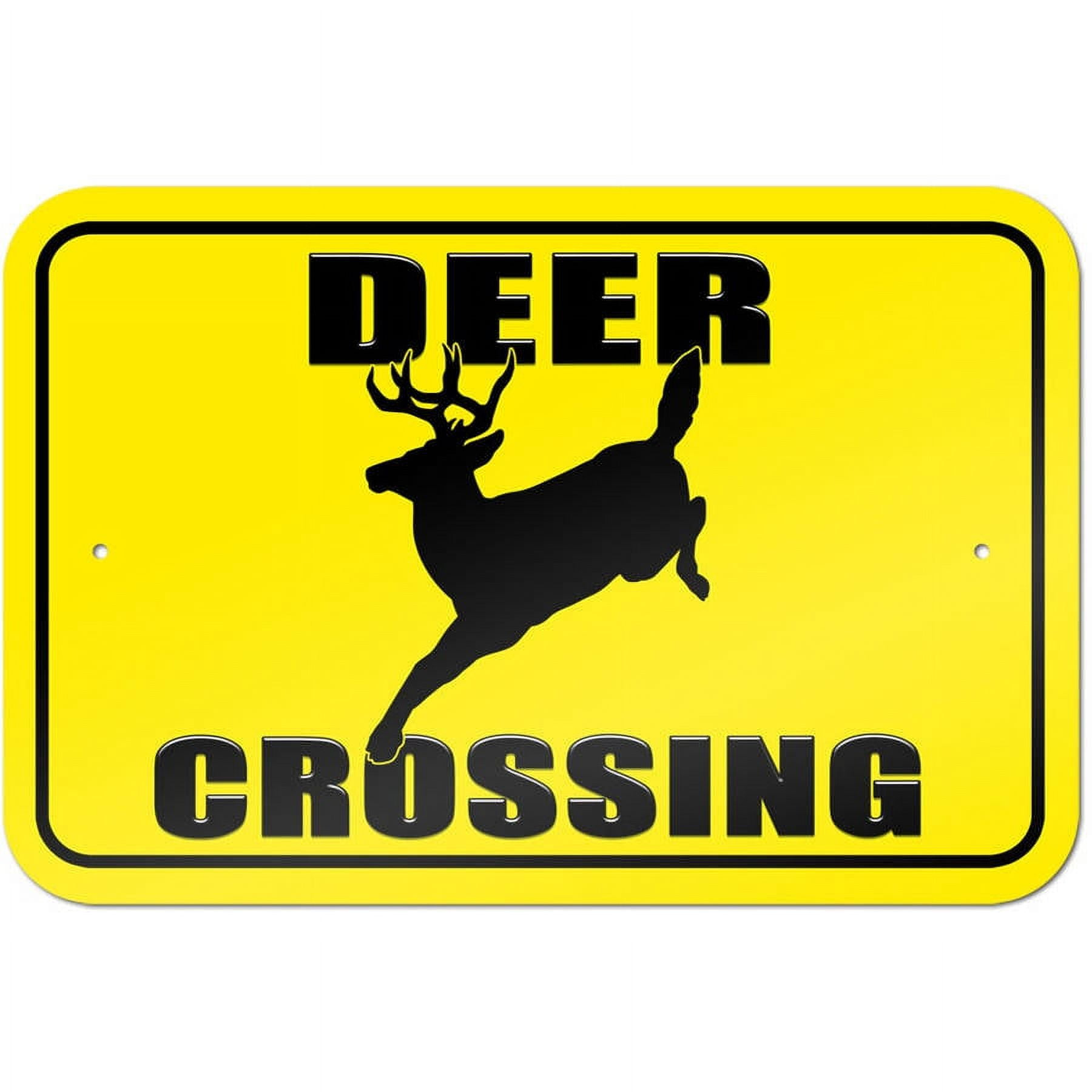 Deer Crossing Sign pertaining to Printable Deer Crossing Sign