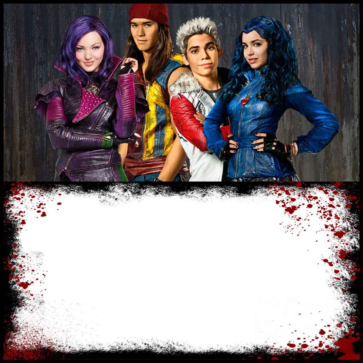 Descendants Invitations Free intended for Free Printable Descendants Invitation Template