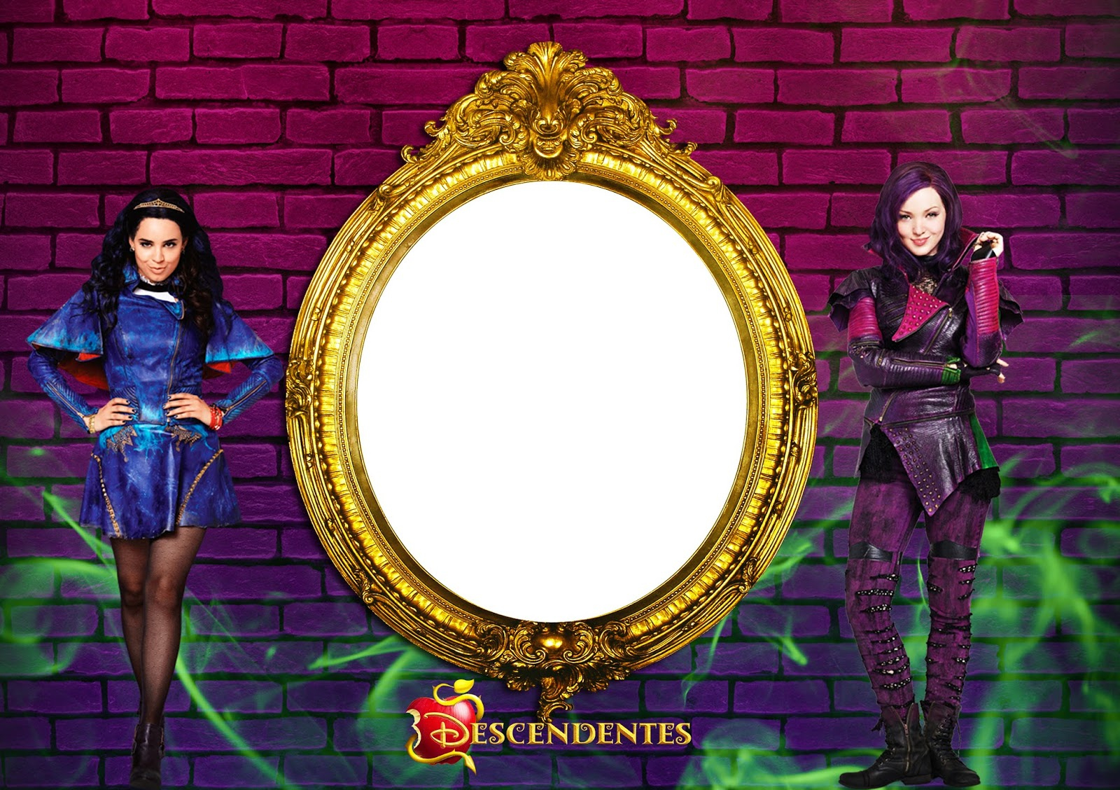 Descendants Party: Free Printable Invitations. - Oh My Fiesta! In within Free Printable Descendants Invitation Template