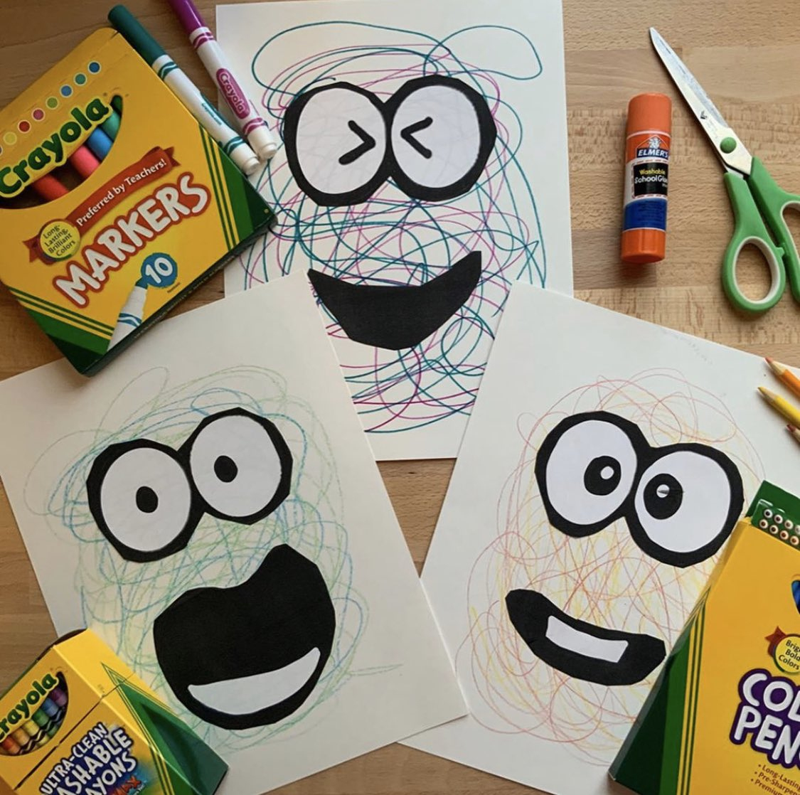 Diane Alber On X: &amp;quot;Jumbo Scribble Faces Free Printable inside Diane Alber Free Printables