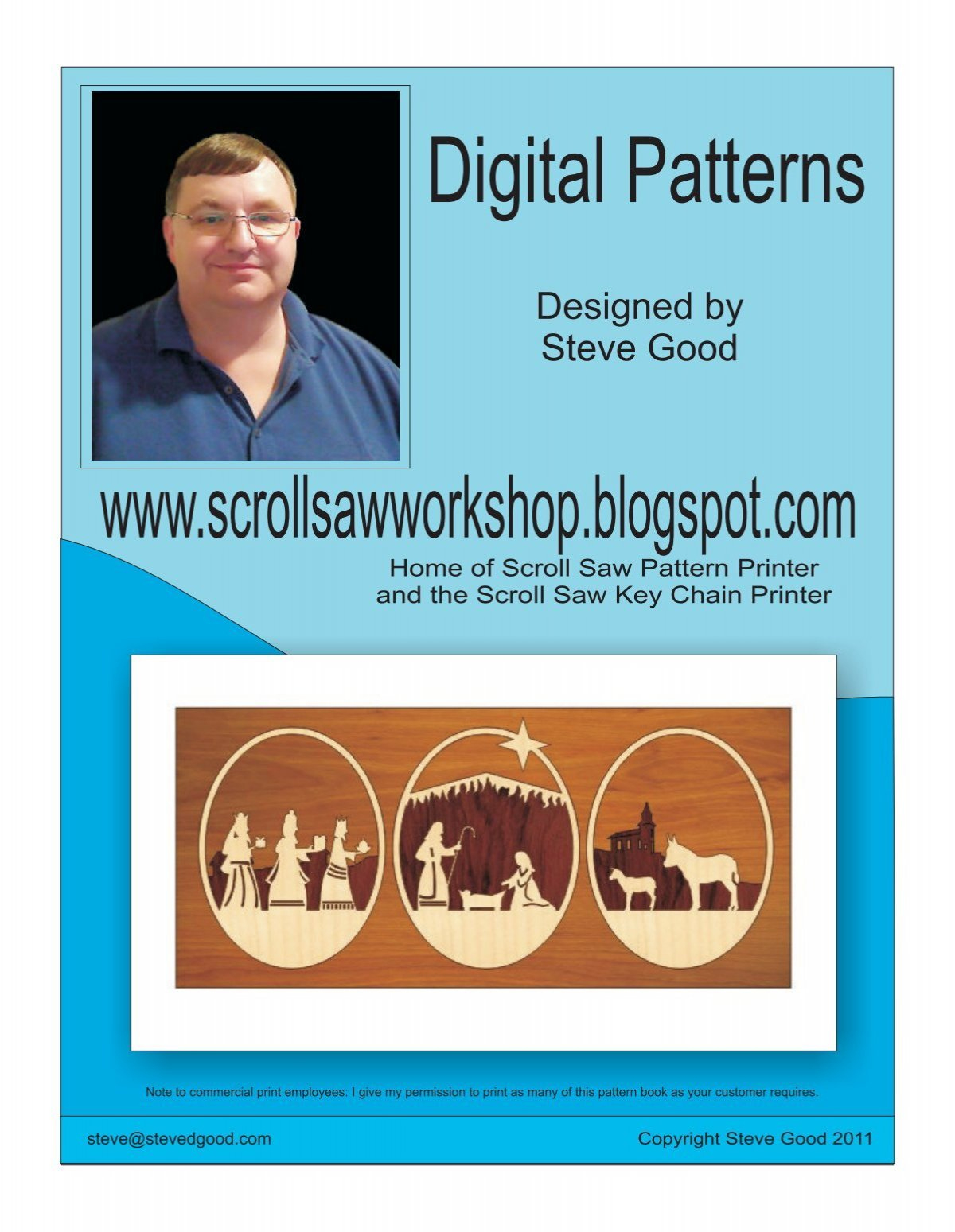Digital Patterns - Steve Good with regard to Free Printable Scroll Saw Patterns Steve Good