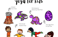 Dinosaur-Yoga-Poses-Kids.pdf intended for Dinosaur Yoga Cards Free Printables
