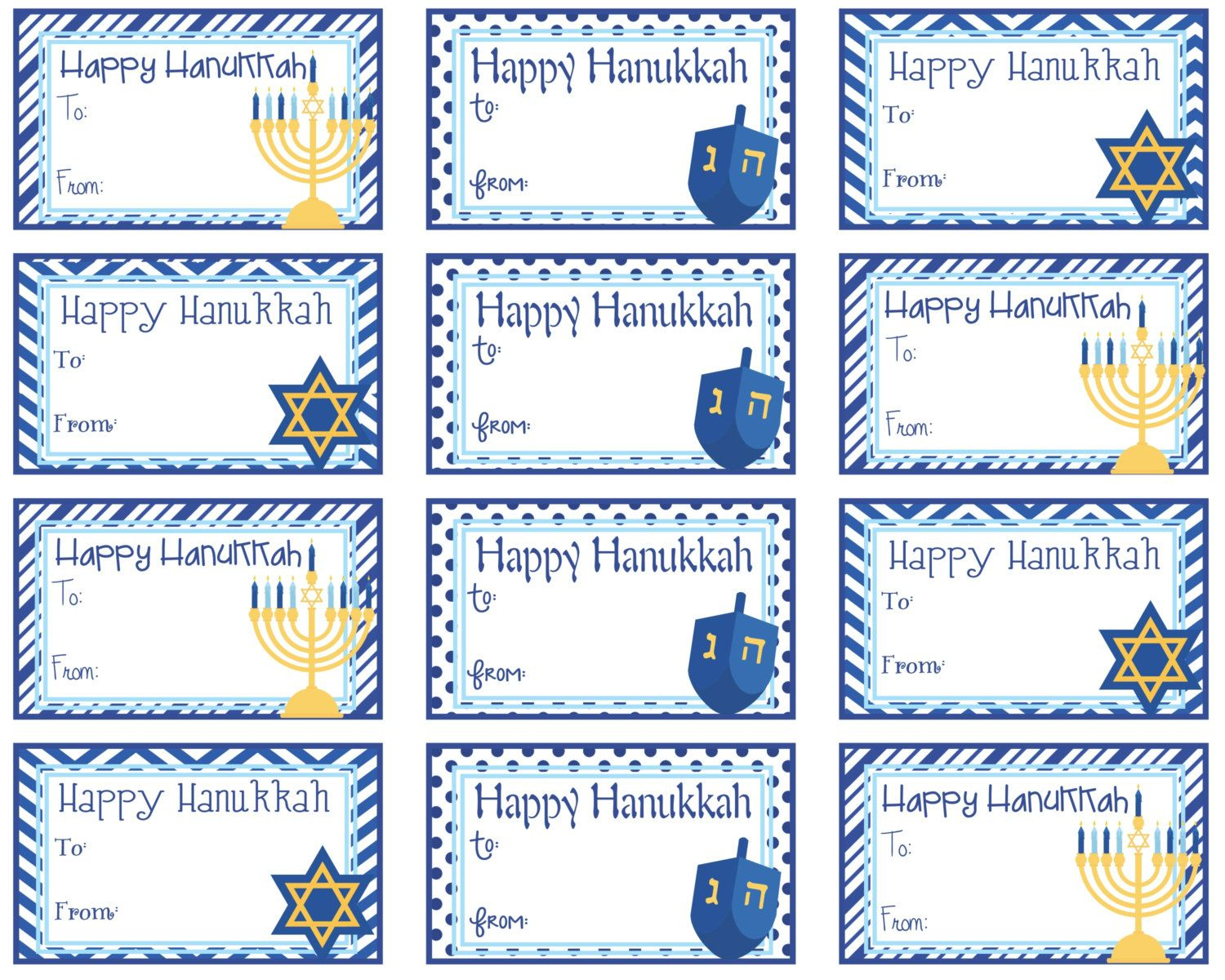 Discover 120 Hanukkah Printables Ideas | Hanukkah, Printables intended for Hanukkah Gift Tags Printable