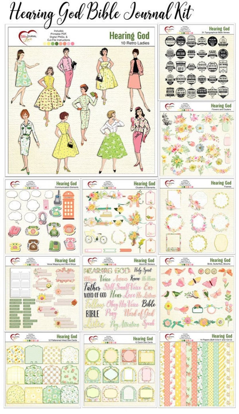 Discovering God&amp;#039;S Voice Bible Journal Class in The Reset Girl Free Printables