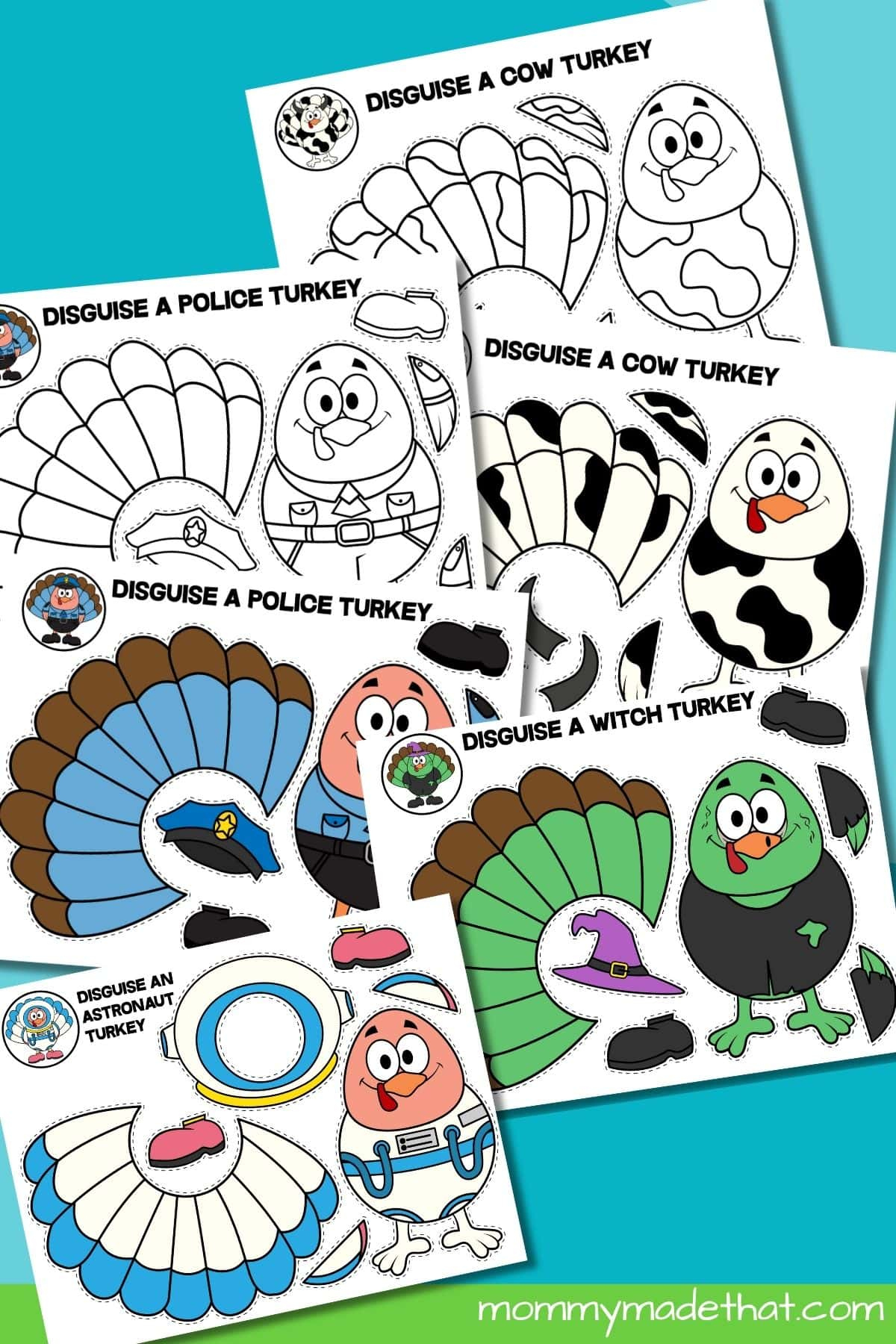 Disguise A Turkey Project (Free Printable Templates + Ideas) pertaining to Free Printable Disguise A Turkey Template Free