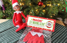 Diy Magic Elf On The Shelf Moving Glove With Free Printable for Magic Elf Glove Printable