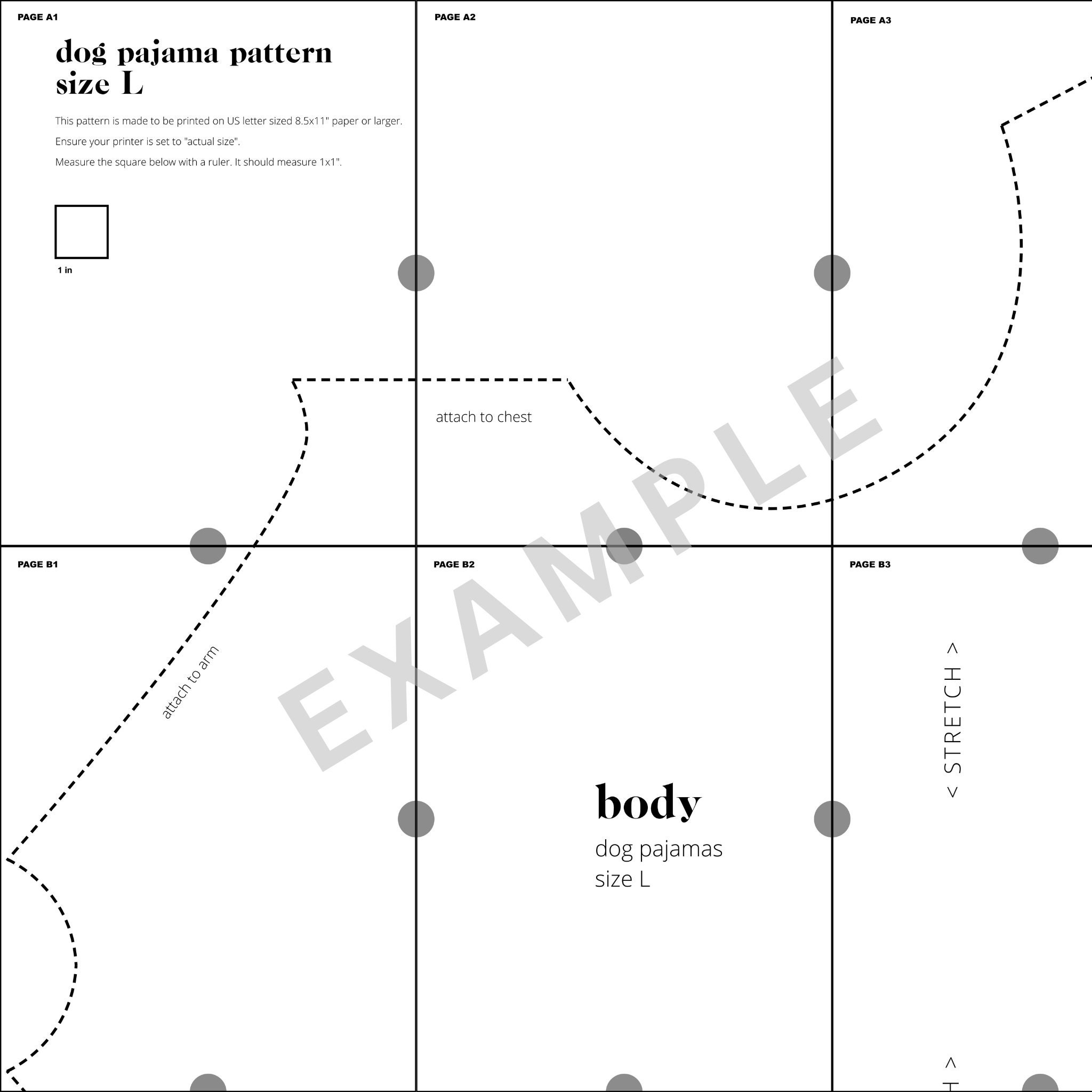 Dog Pajamas Sewing Pattern Pdf Download | Size Xl | Large Dog regarding Pajama Free Printable Sewing Patterns For Dog Clothes