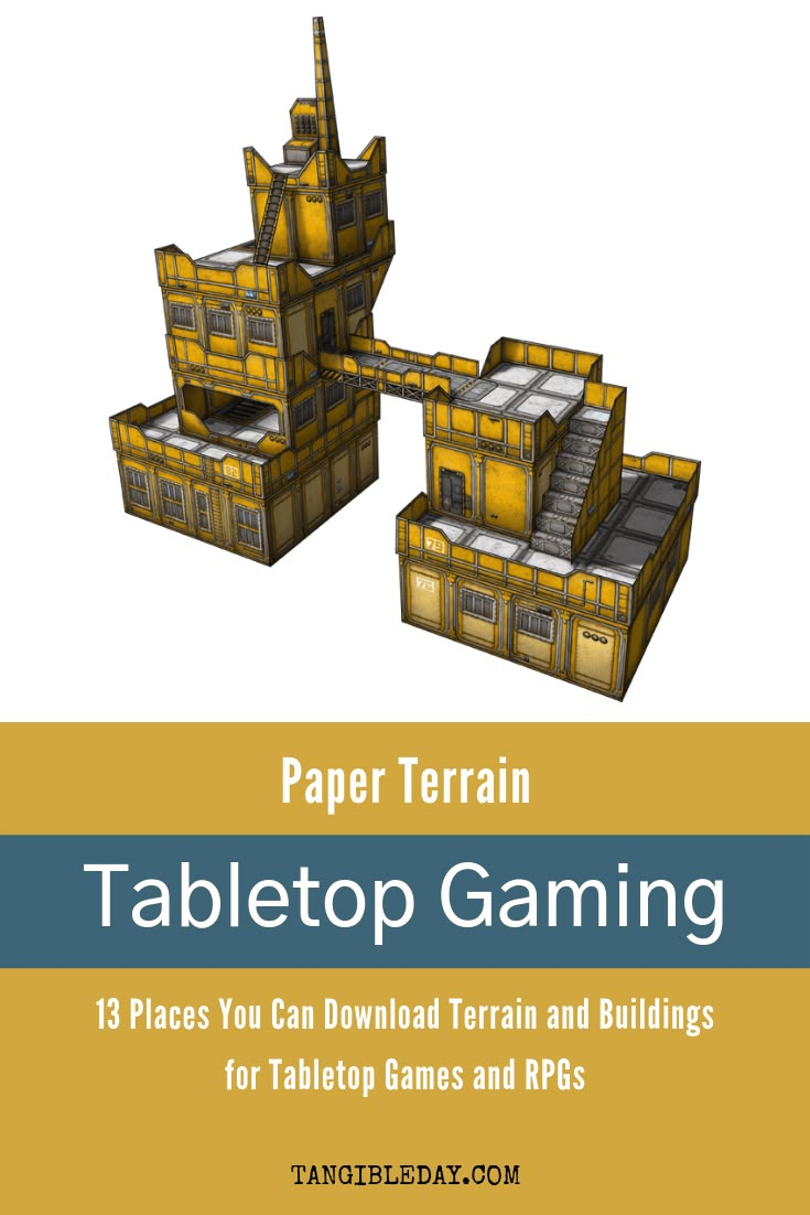 Download Paper Terrain! Warhammer 40K, Infinity Miniatures And More! for Free Printable Paper Wargame Terrain