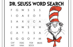 Dr. Seuss Word Search Printables (Free Pdf Downloads) – Simply inside Free Printable Dr Seuss Word Search
