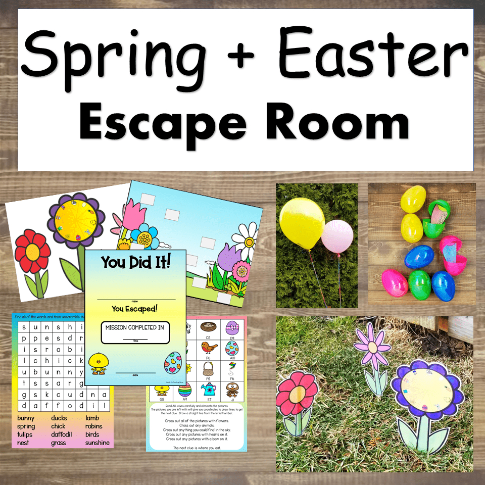 Easter Archives - Hands-On Teaching Ideas inside Easter Escape Room Free Printable