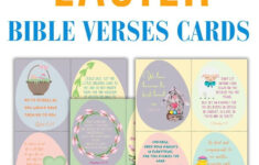Easter Bible Verses Cards (Free Printable Cards) with regard to Free Printable Easter Bible Verses
