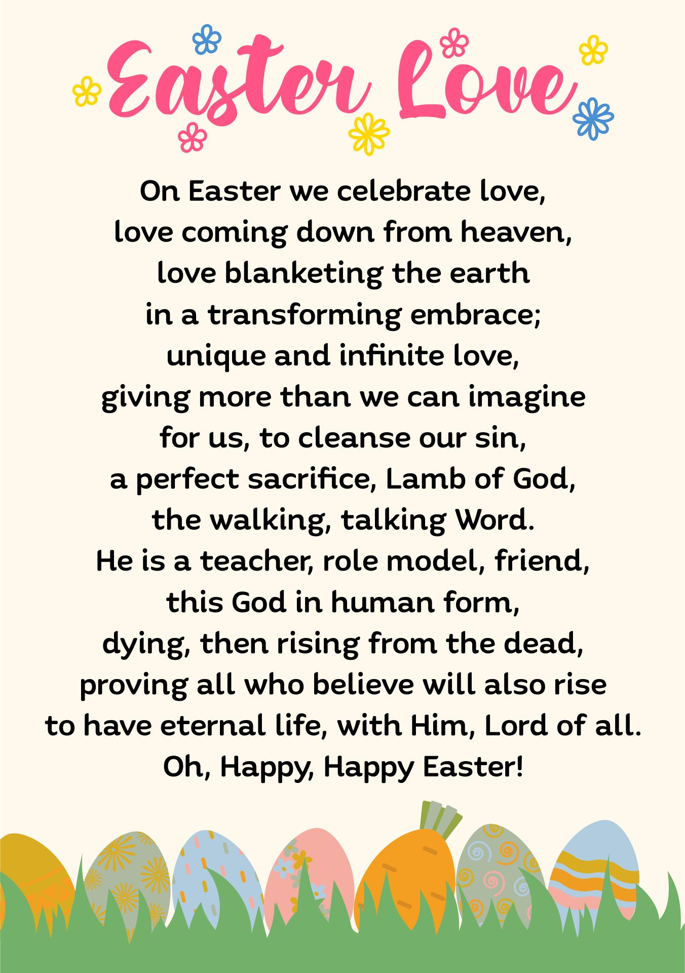 Easter Speeches - 10 Free Pdf Printables | Printablee inside Youth Easter Speeches For Black Churches Free Printable