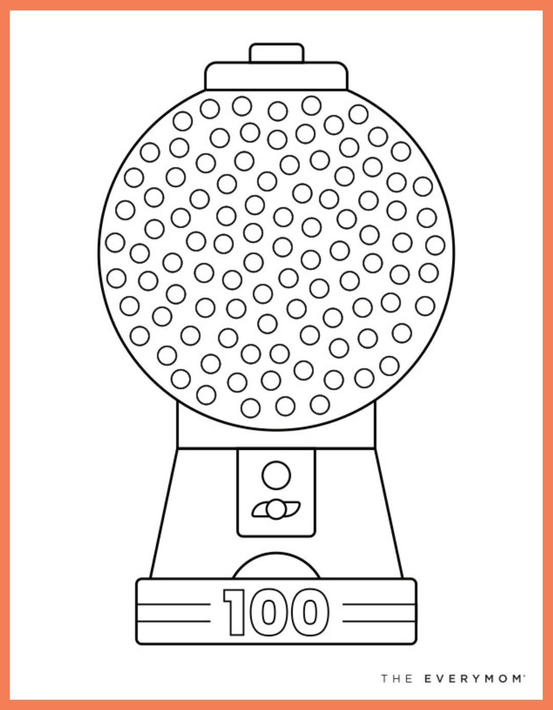 Easy 100 Days Of School Ideas—Plus Free Printables inside 100 Gumballs For 100 Days Printable
