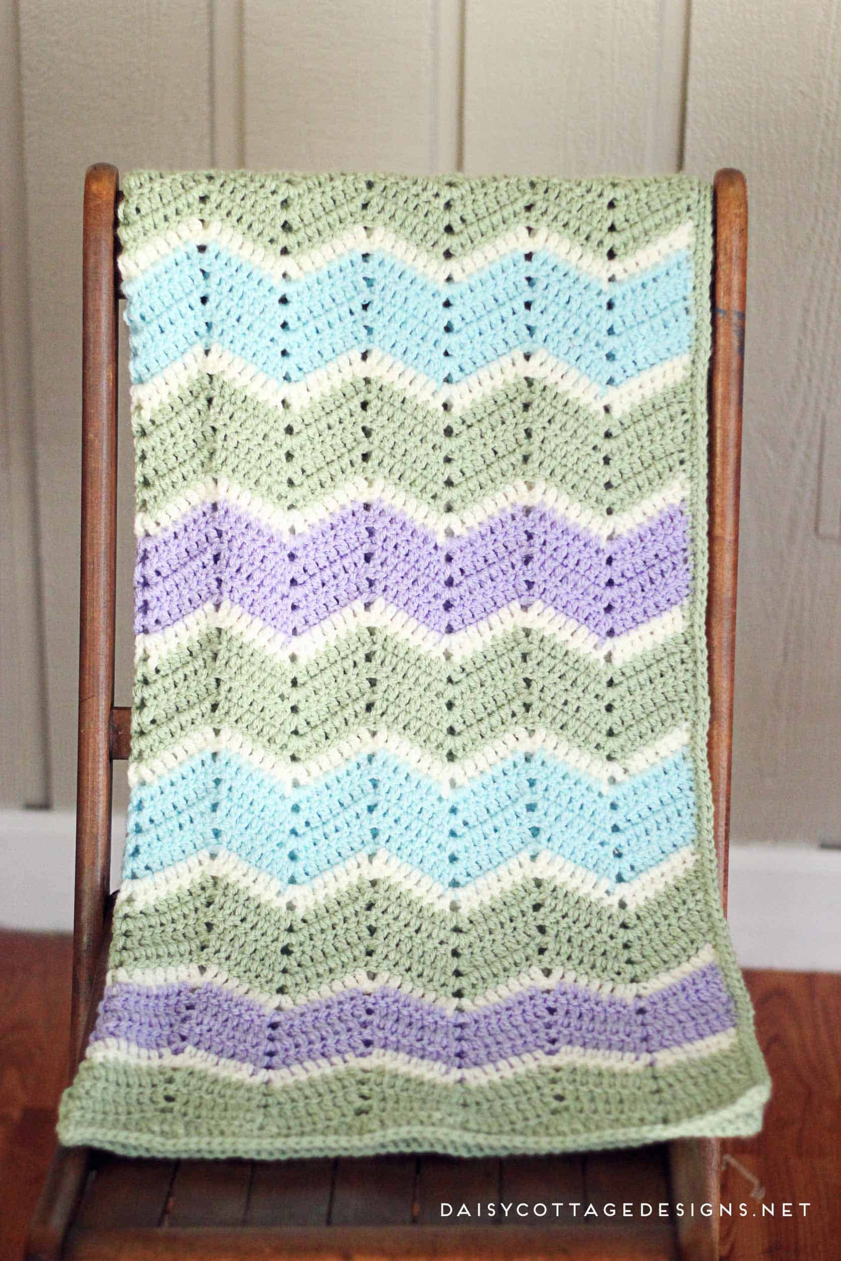 Easy Chevron Pattern (Quick &amp;amp; Easy!) - inside Free Printable Chevron Crochet Pattern