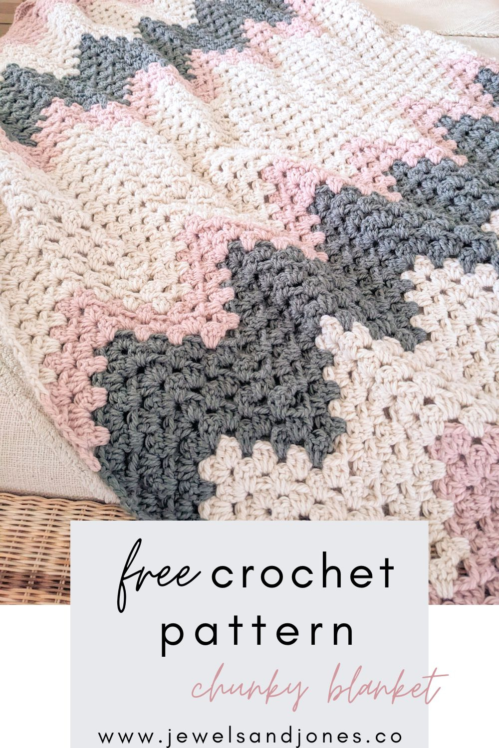 Easy Chunky Chevron Crochet Blanket Pattern | Jewels And Jones pertaining to Free Printable Chevron Crochet Pattern
