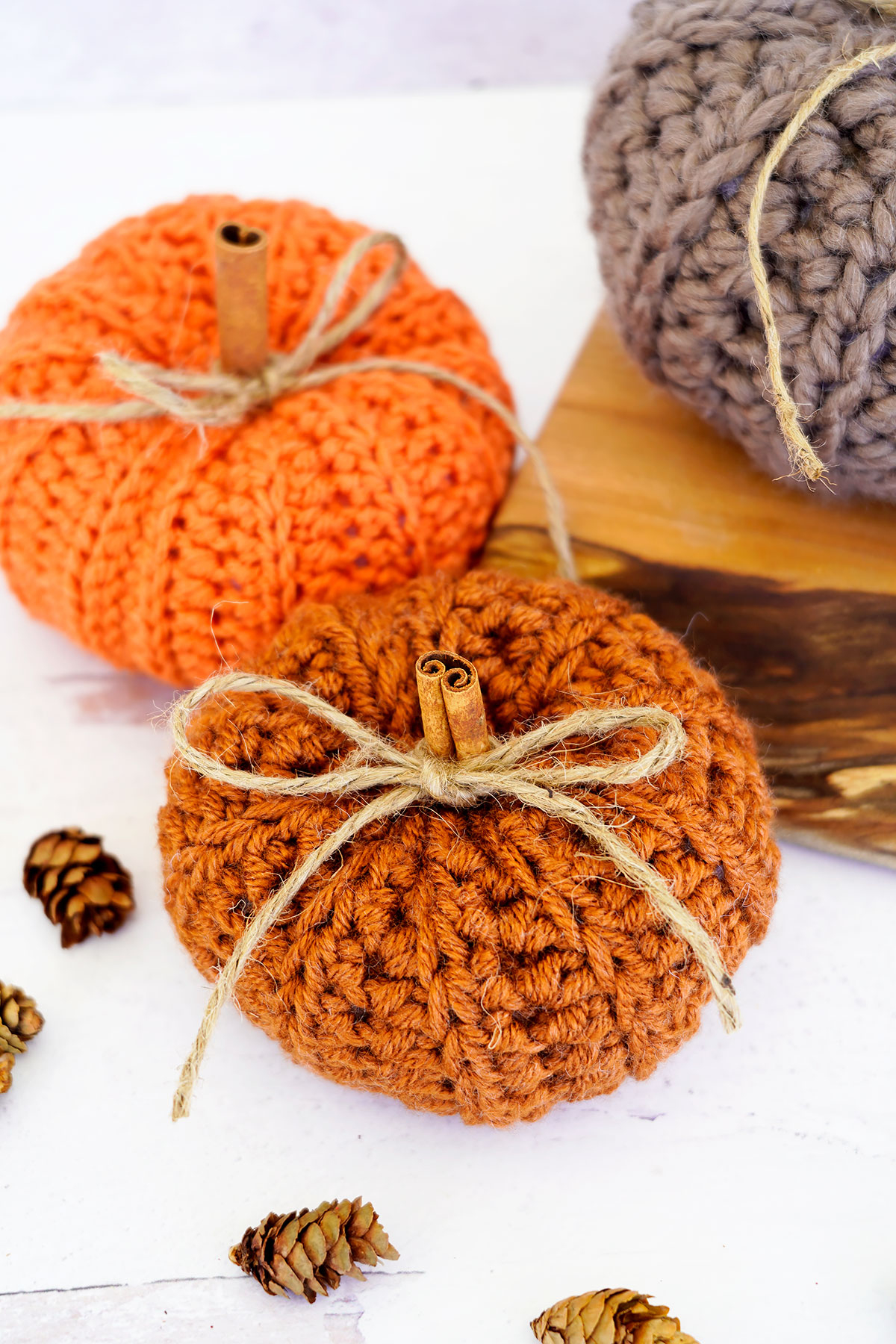 Easy Crochet Pumpkin Pattern (3 Sizes) For Fall Decor in Free Printable Crochet Pumpkin Pattern