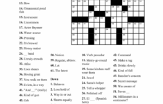 Easy Crossword Puzzles For Seniors | Activity Shelter – Worksheets throughout Crosswords For Seniors Printable