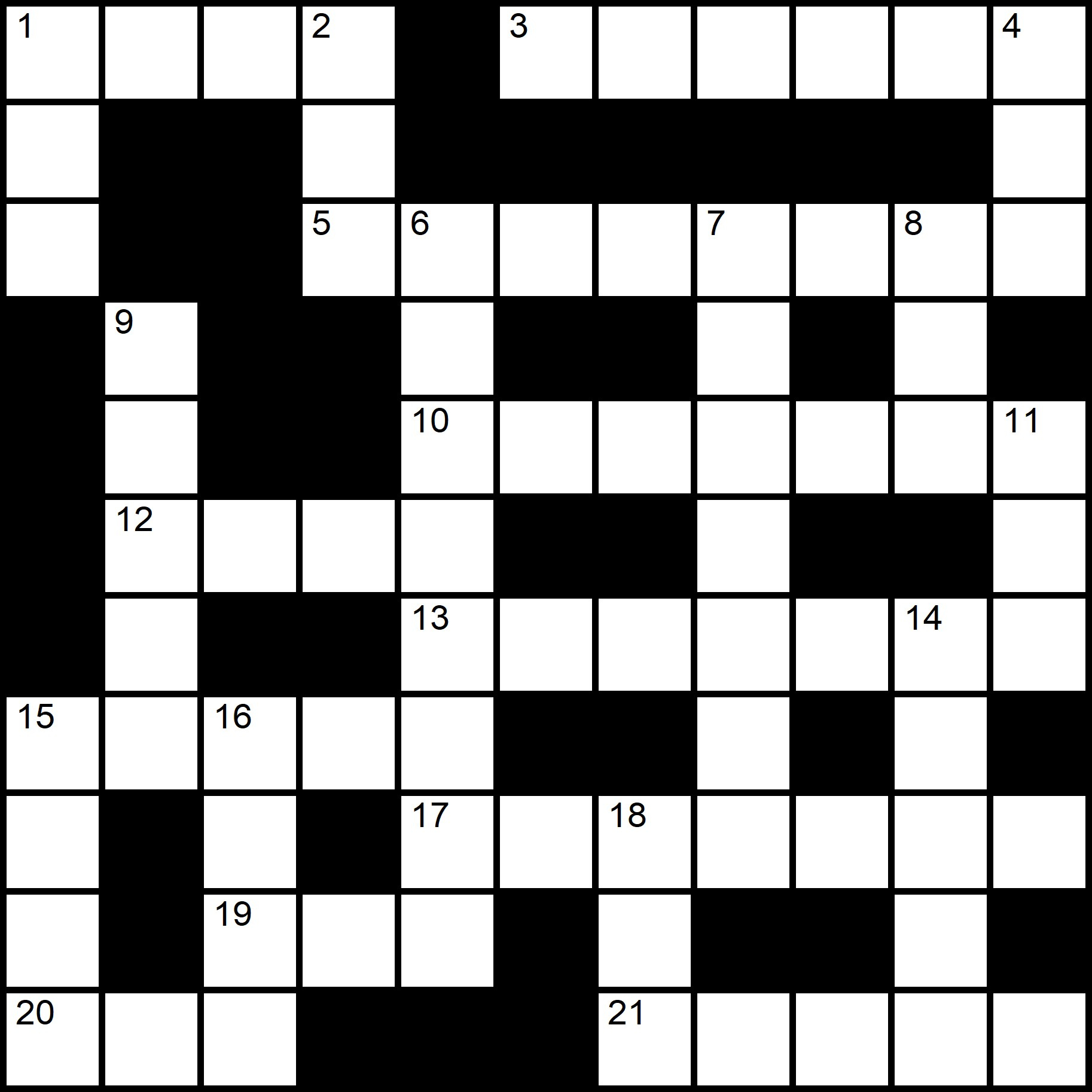 Easy Printable Crossword Puzzles in Easy Free Printable Crossword Puzzles