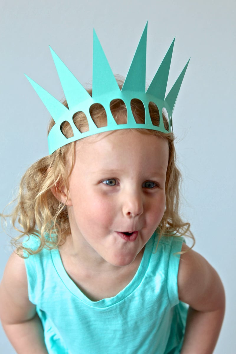 Easy Statue Of Liberty Crown - Paging Supermom for Printable Statue of Liberty Crown