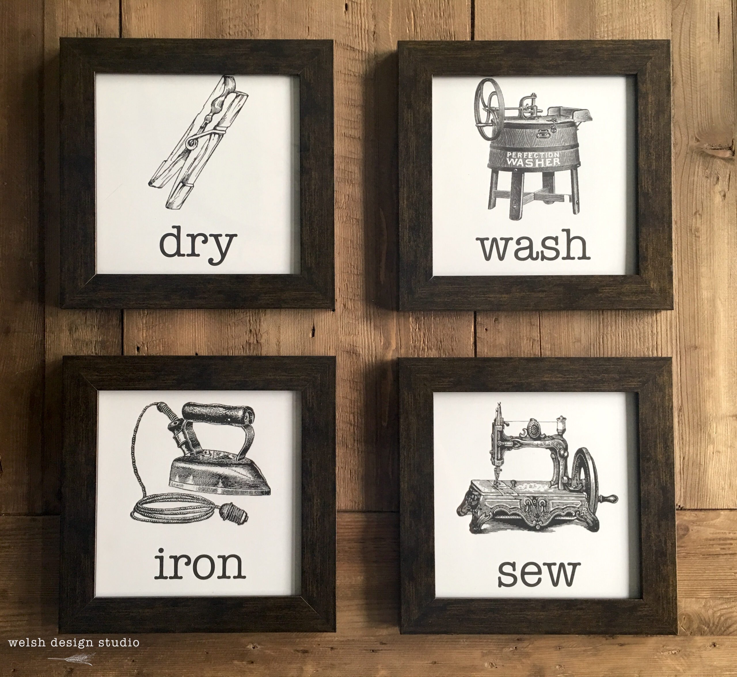 Easy Vintage Laundry Room Artwork &amp;amp; Free Printables – Welsh Design pertaining to Free Farmhouse Laundry Room Printables