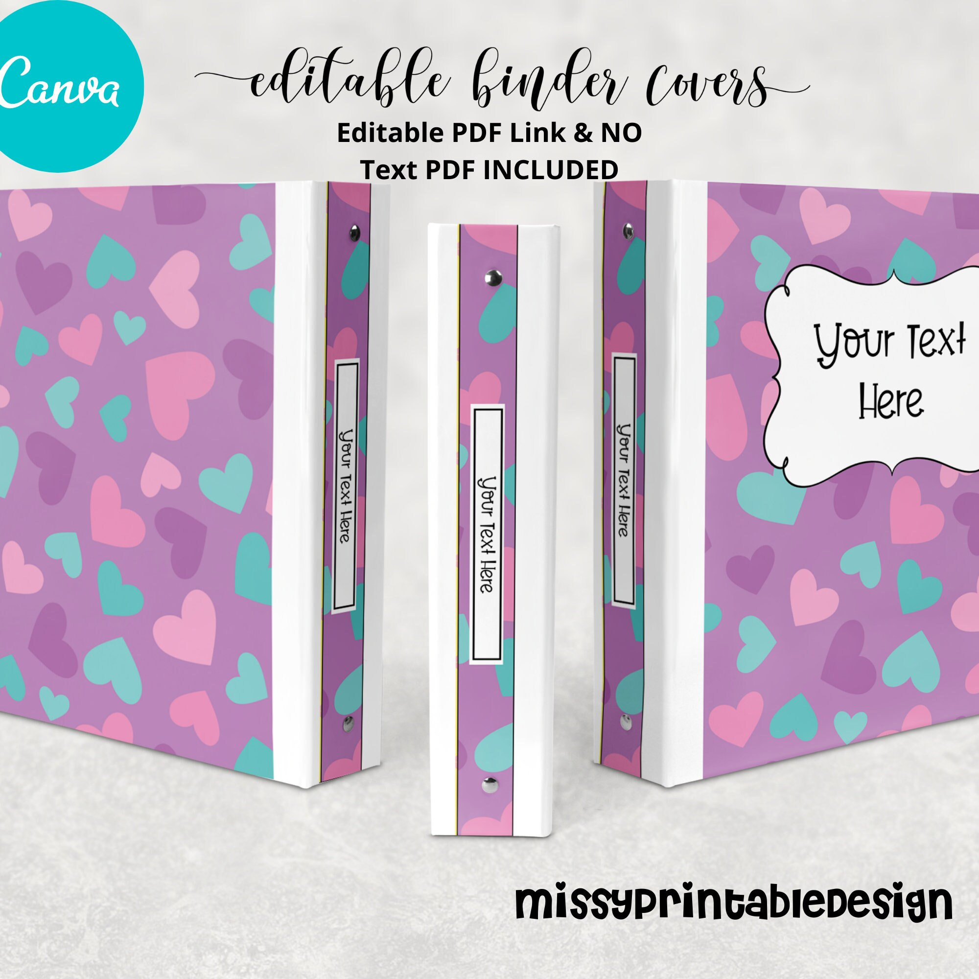 Editable Binder Covers &amp;amp; Spines- Pattern Themed, Printable Binder throughout Free Printable Teacher Cda Portfolio Cover Template