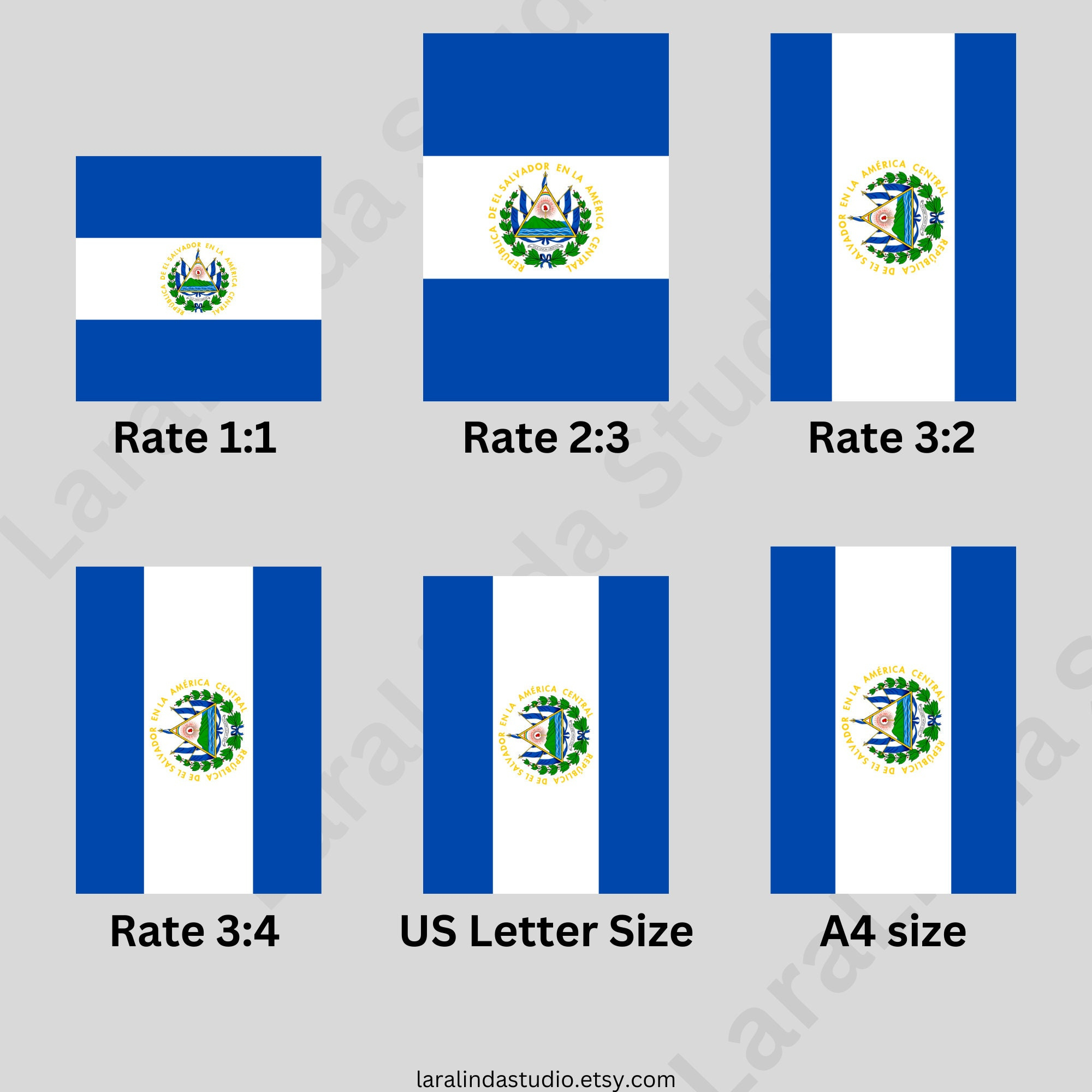 El Salvador Flagge Bundle 77 Svg &amp;amp; Png Druckbare Dateien Für intended for El Salvador Flag Printable
