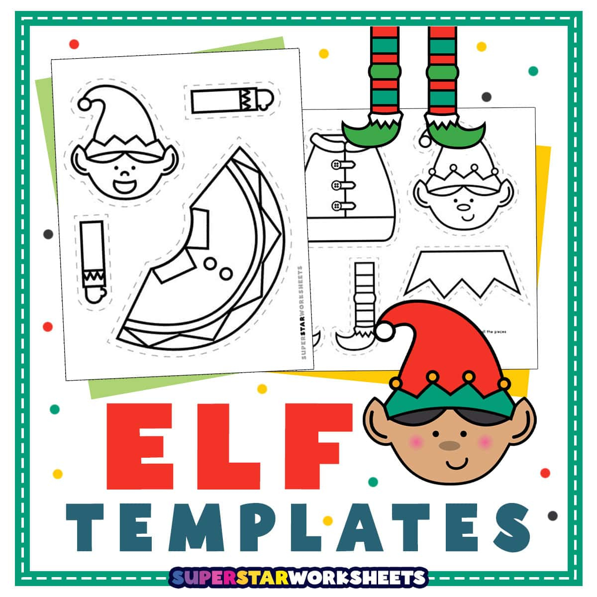 Elf Template - Superstar Worksheets throughout Free Elf Printable Template
