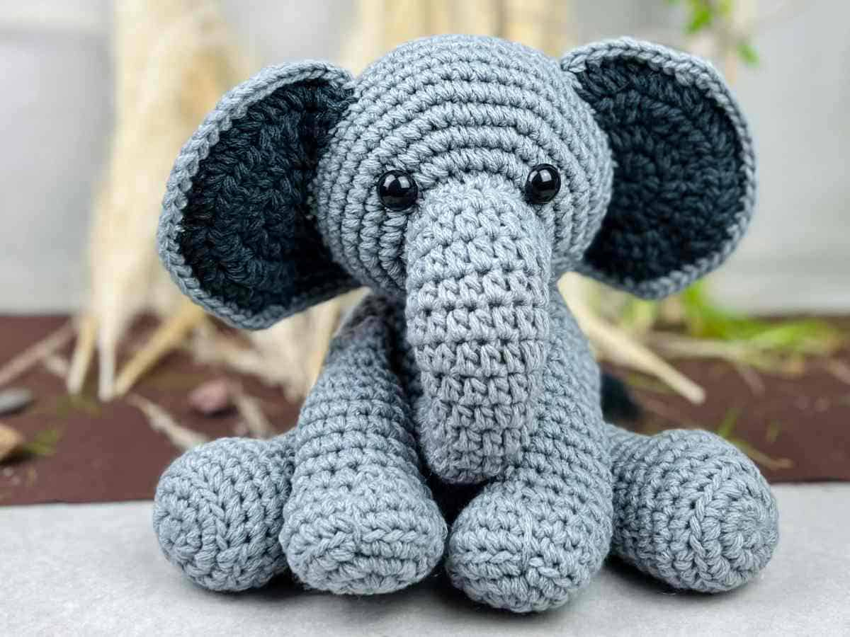 Elsie The Amigurumi Crochet Elephant Pattern (Free!) - for Free Printable Elephant Crochet Patterns