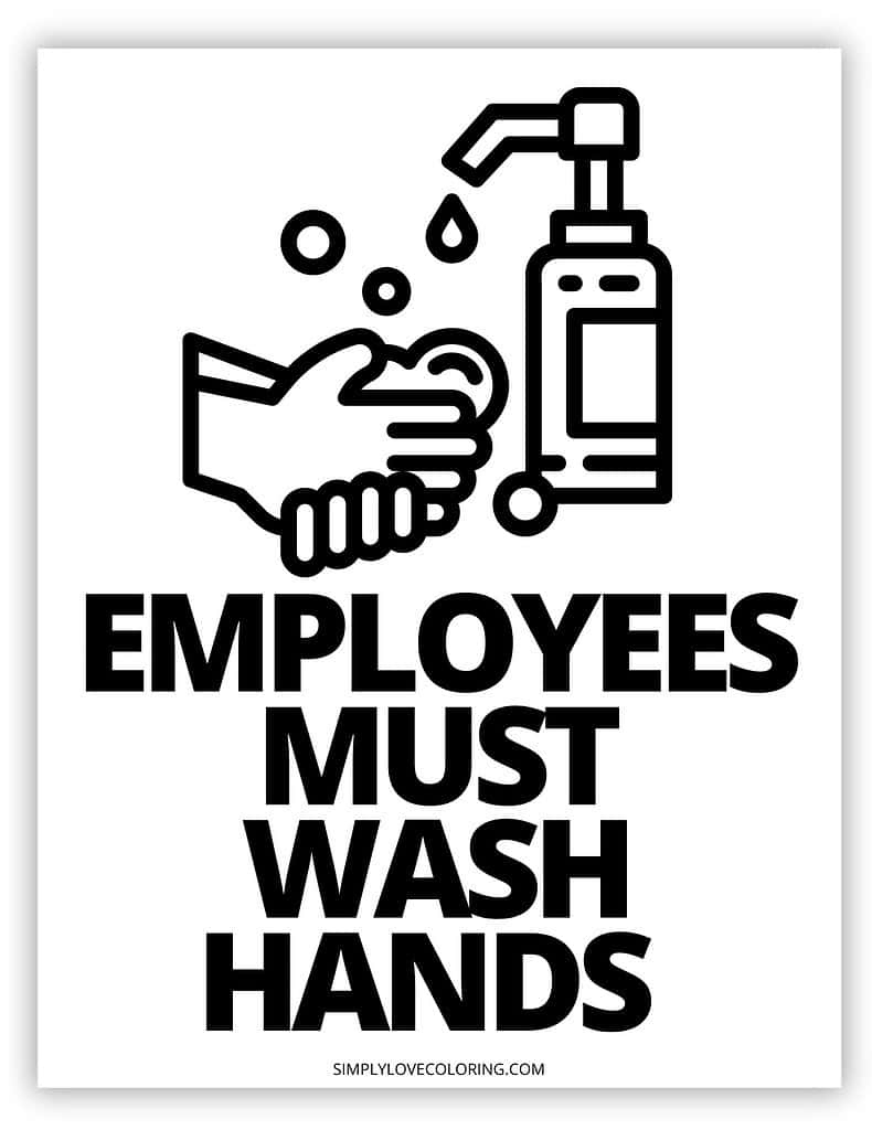 Employees Must Wash Hands Sign Printable (Free Pdf Download within Printable Employees Must Wash Hands Sign
