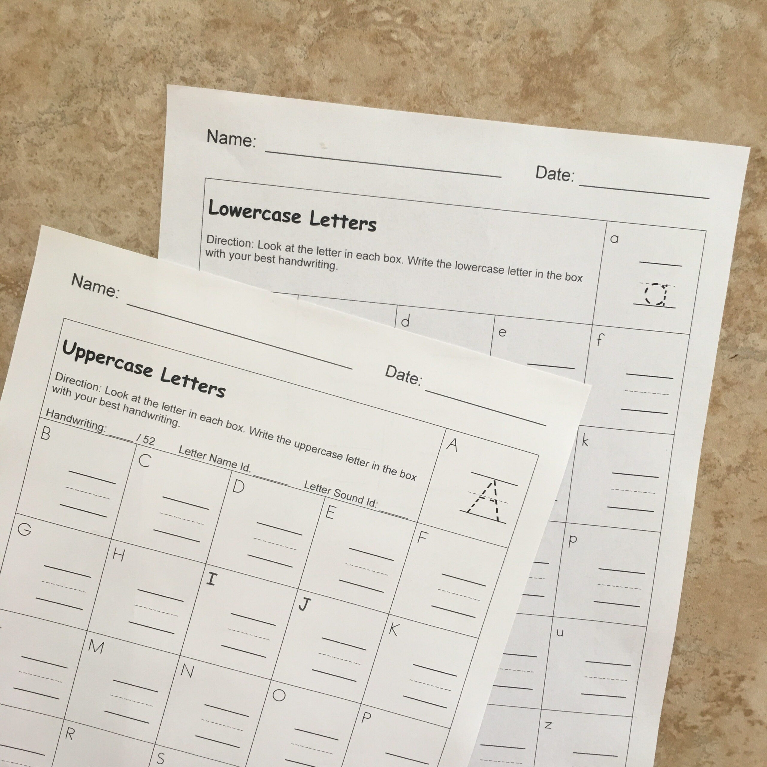 English &amp;amp; Vietnamese Alphabet Handwriting Practice Printables regarding Daily Handwriting Practice Modern Manuscript Teacher Edition Printables