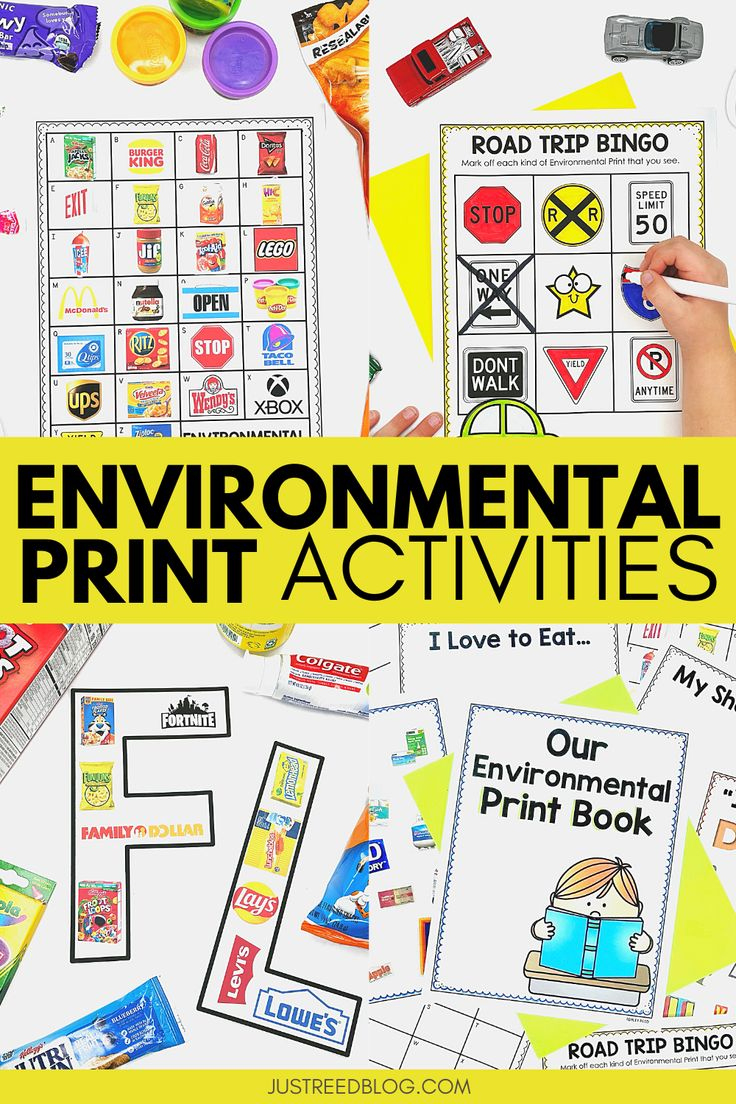 Environmental Print inside Environmental Print Free Printables