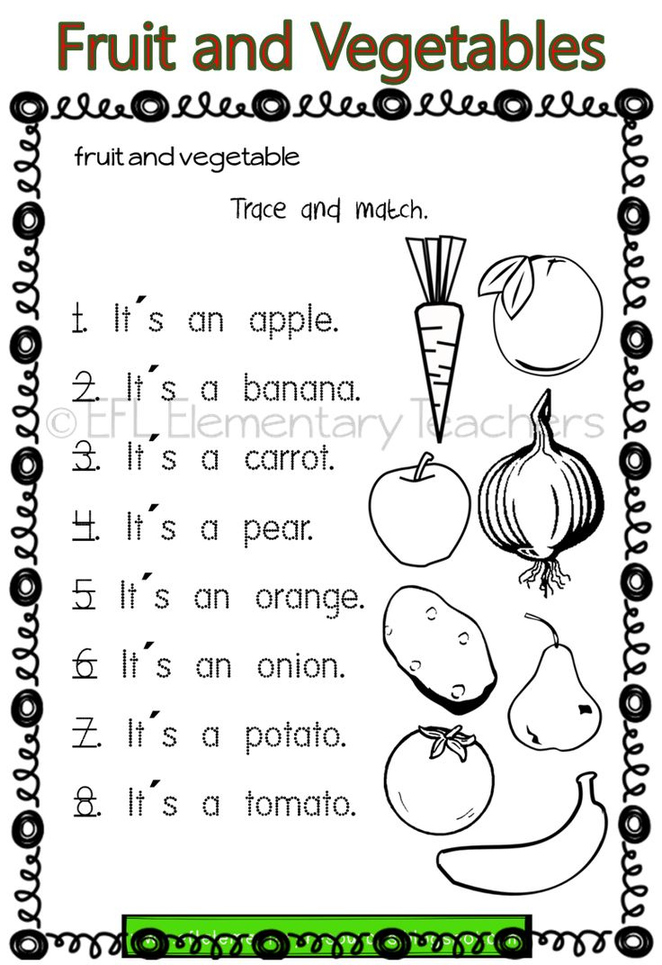 Esl Fruit And Vegetables Worksheets. throughout Speaking Worksheets Printable Pinterest