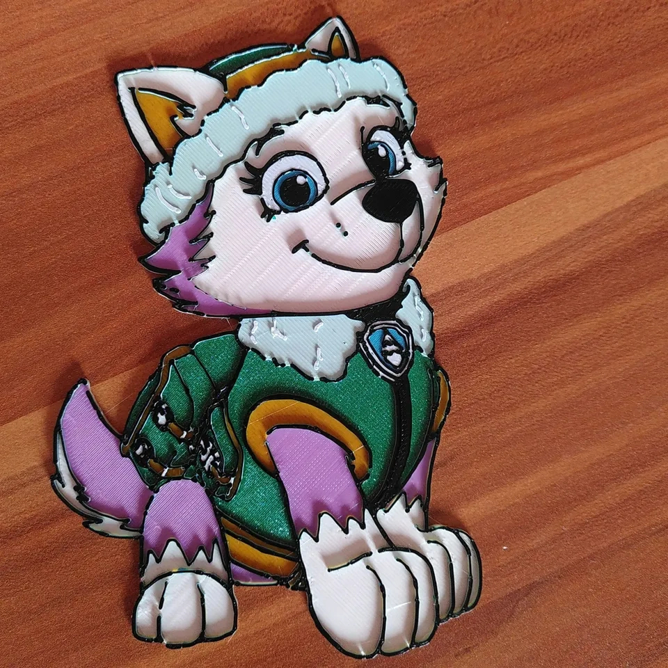 Everest From Pawpatrol Von Sango | Kostenloses Stl-Modell in Printable Everest Paw Patrol