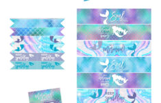 Fabulous Free Mermaid Party Printables! | Catch My Party intended for Free Mermaid Party Printables