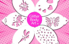 Facepainting Stencils Multi Packs Products – Temporary Tattoo Store for Cut Out Face Paint Stencils Printable