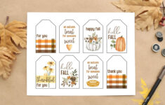Fall Gift & Treat Tags – Free Printable For Autumn – Aubree Originals pertaining to Free Printable Autumn Gift Tags