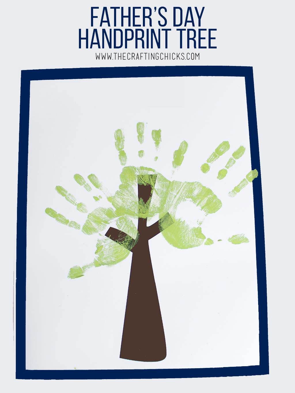 Father&amp;#039;S Day Handprint Tree - The Crafting Chicks within Father&amp;#039;S Day Handprint Tree Free Printable