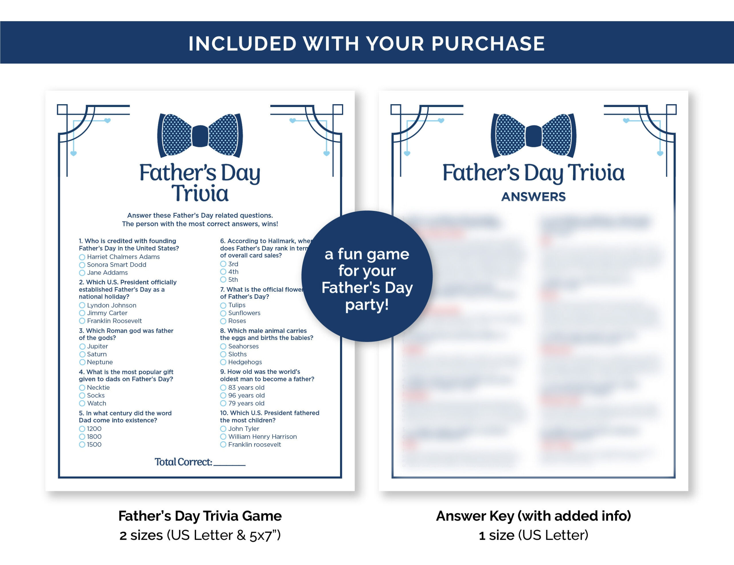 Father&amp;#039;S Day Trivia Game, Printable Father&amp;#039;S Day Quiz For Families intended for Father&amp;amp;#039;s Day Trivia Questions and Answers Printable