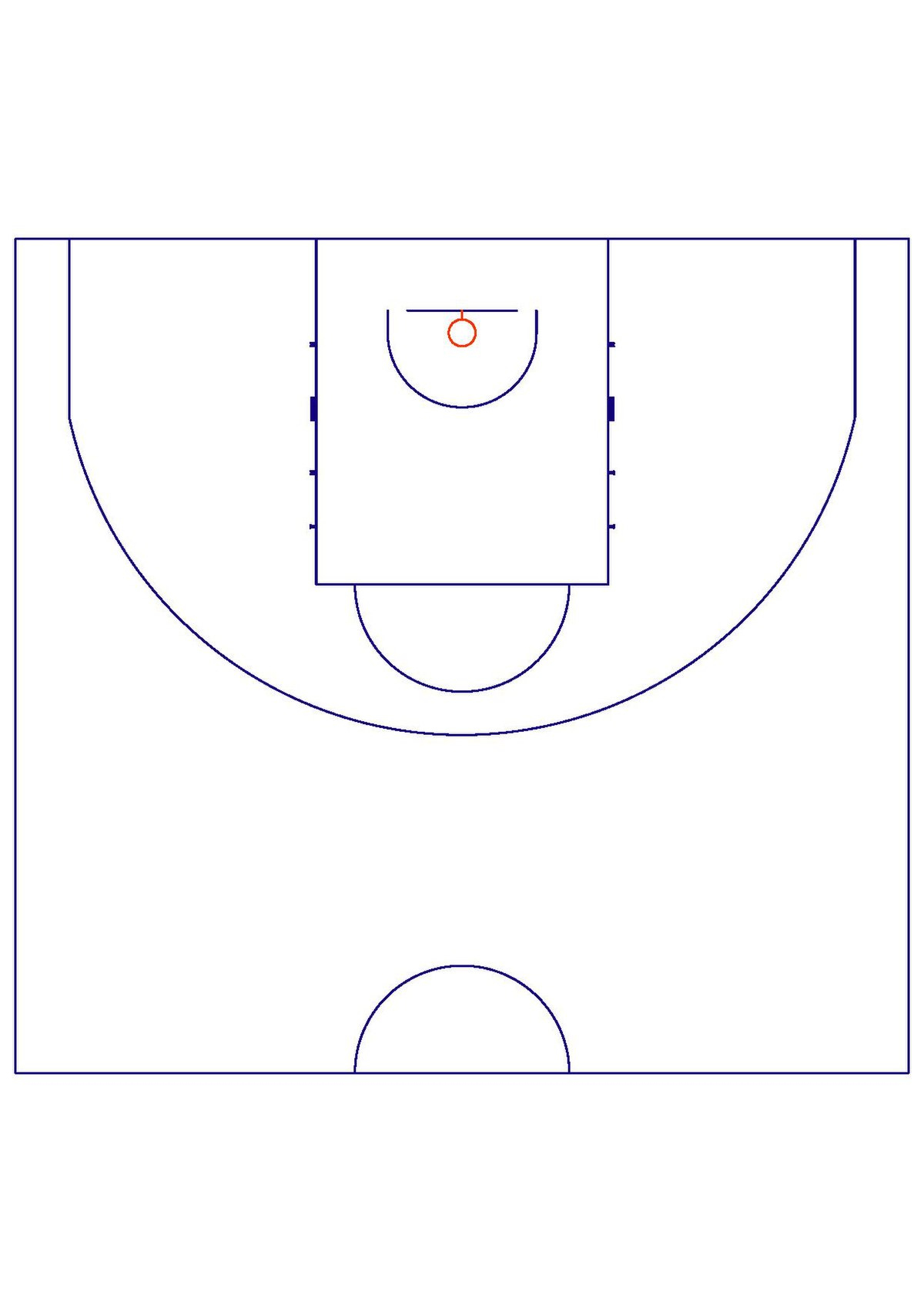 File:fiba Court Dimensions 2010.Pdf - Wikimedia Commons with regard to Printable Free Printable Half Court Basketball Diagram