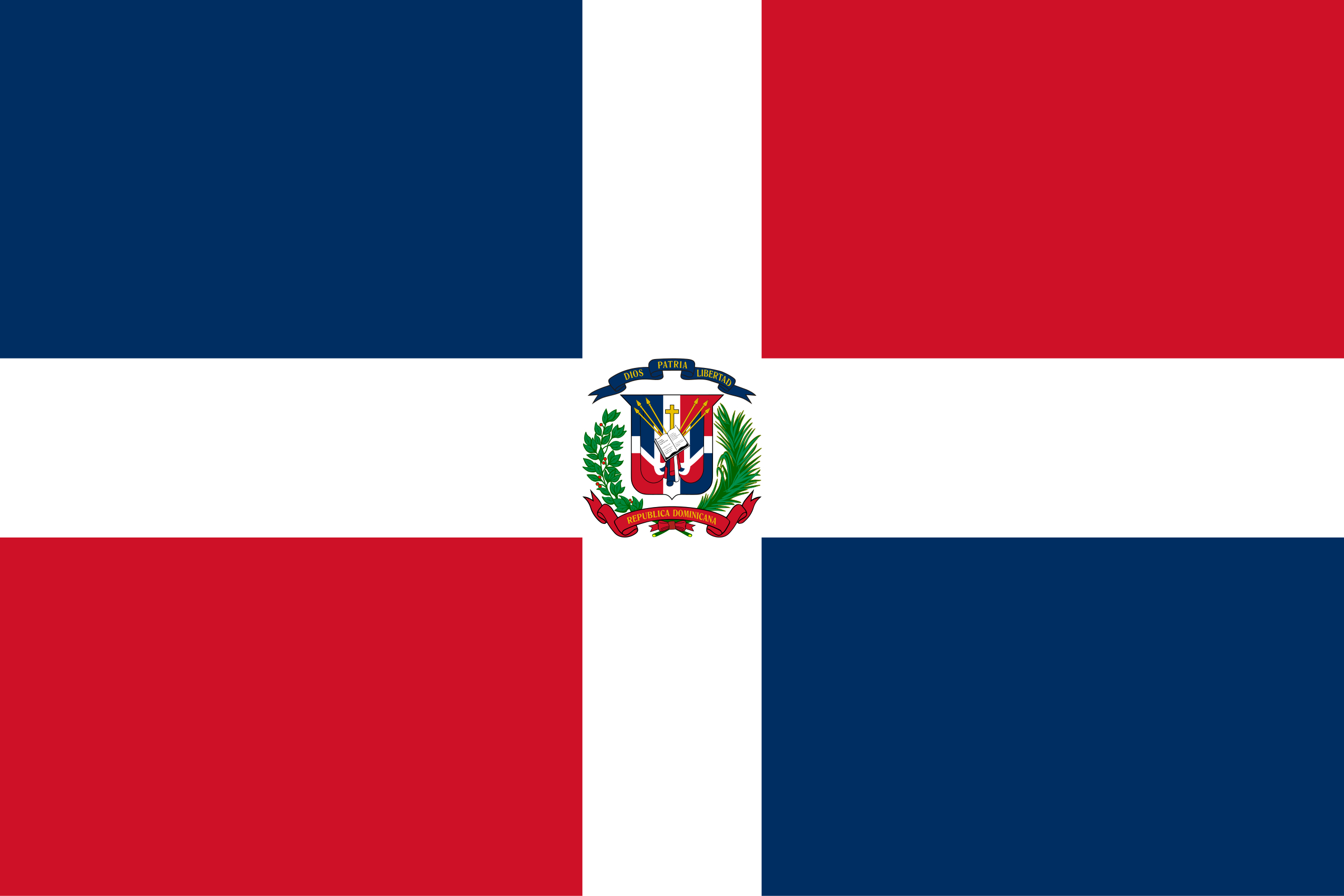 File:flag Of The Dominican Republic.svg - Wikimedia Commons within Printable Flag of Dominican Republic