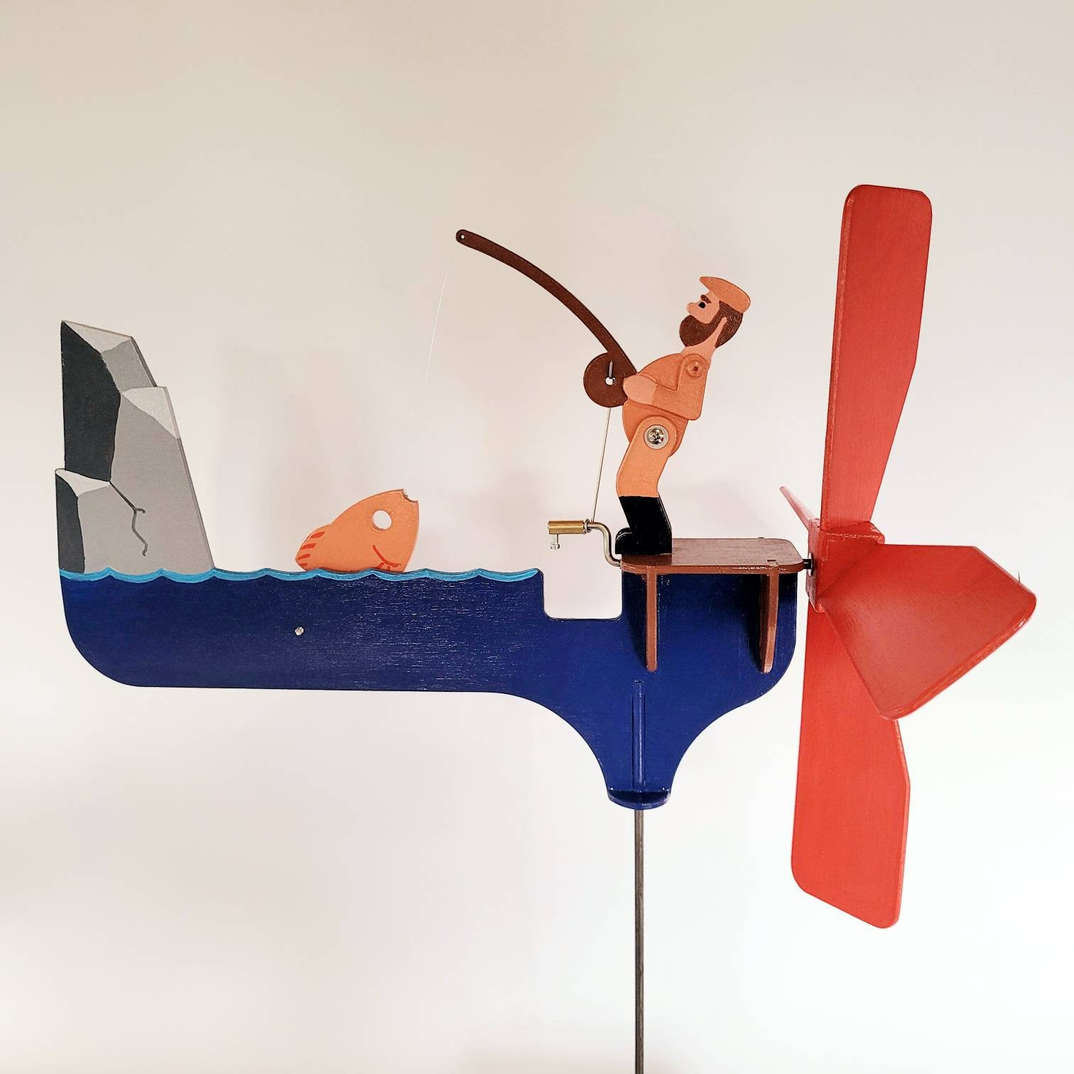Fisherman Whirligig Plans - Svg Dxf Pdf - Laser Cutting - Scroll with regard to Free Printable Paper Whirligig Patterns